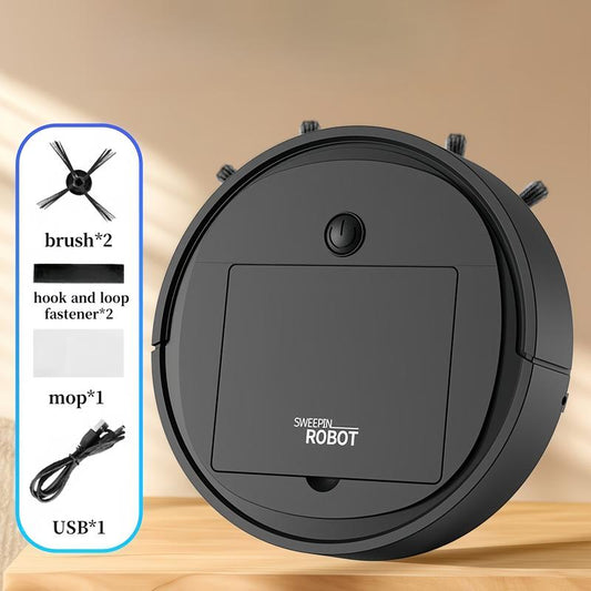 Smart Robot Vacuum Cleaner 3 in 1 Sweep Mop Vacuum Mini Ultra Thin Quiet for Hardwood Marble Tile Perfect Home Gift