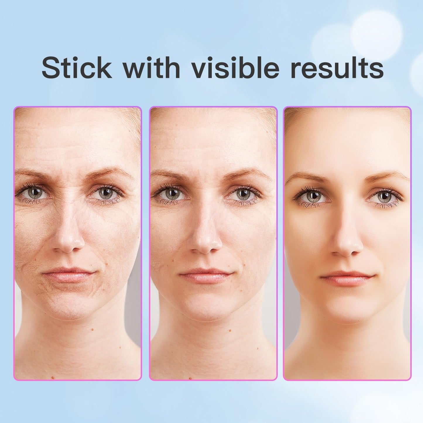 Neck Face Beauty Device, Skin Care Face Massage,3 in 1 Facial Massager Sculpting Tool with Thermals, Vibration (White)