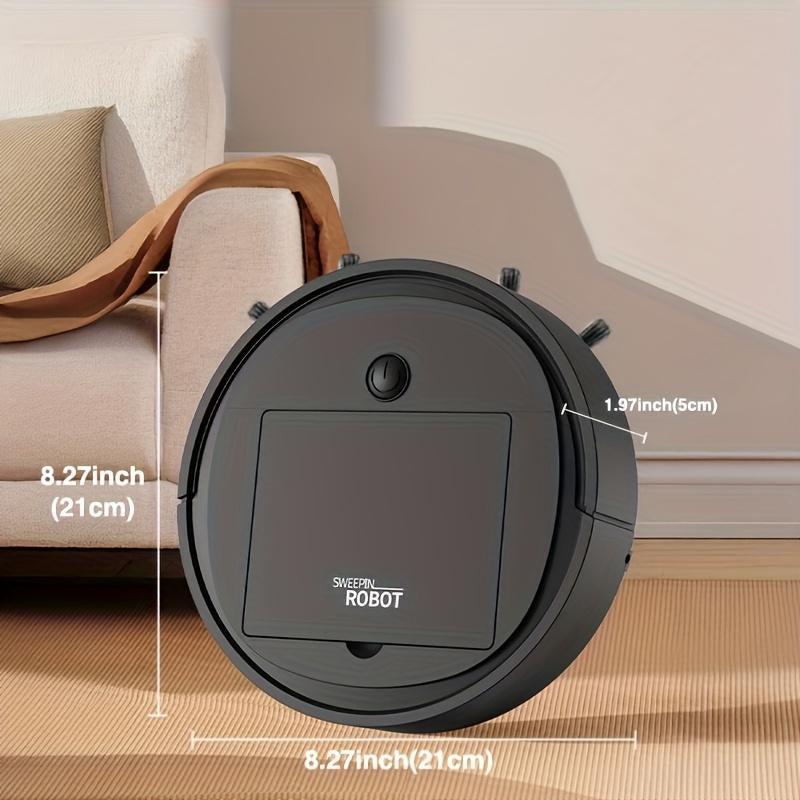 Smart Robot Vacuum Cleaner 3 in 1 Sweep Mop Vacuum Mini Ultra Thin Quiet for Hardwood Marble Tile Perfect Home Gift