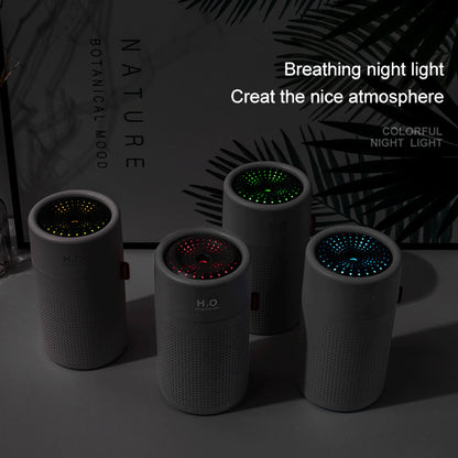 750Ml Cool Mist Ultrasonic Humidifier for Large Room, 7 Color LED Light