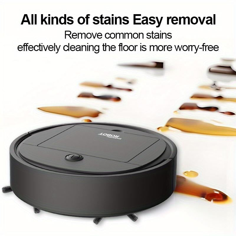 Smart Robot Vacuum Cleaner 3 in 1 Sweep Mop Vacuum Mini Ultra Thin Quiet for Hardwood Marble Tile Perfect Home Gift