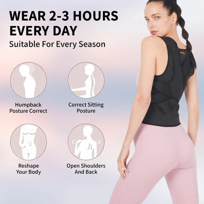 Back Brace and Posture Corrector for Women and Men, Back Straightener Posture Corrector